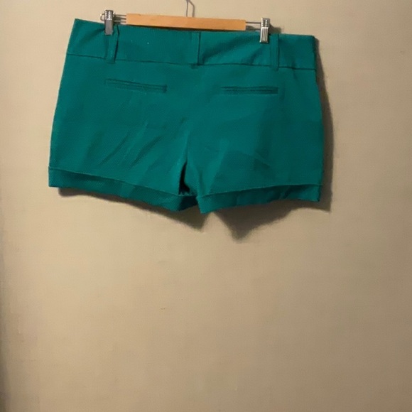 Maurices High Waist Green Shorts with Tailored Fit - Picture 2 of 5